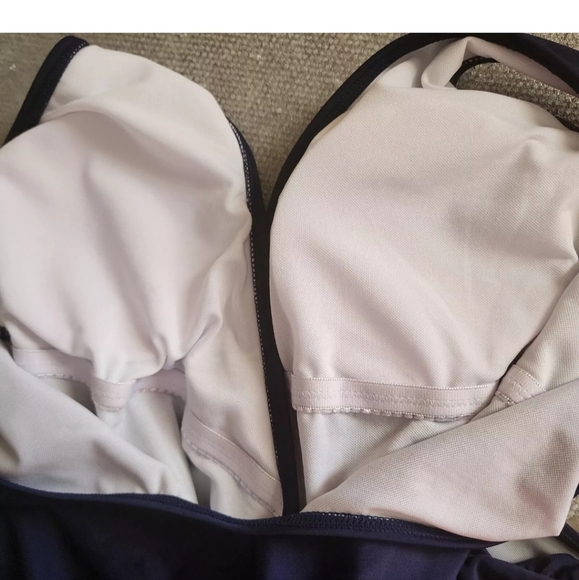 Maternity One Piece Swimsuit Front Cross Pregnancy Bathing Suit Size Xl - Picture 7 of 9